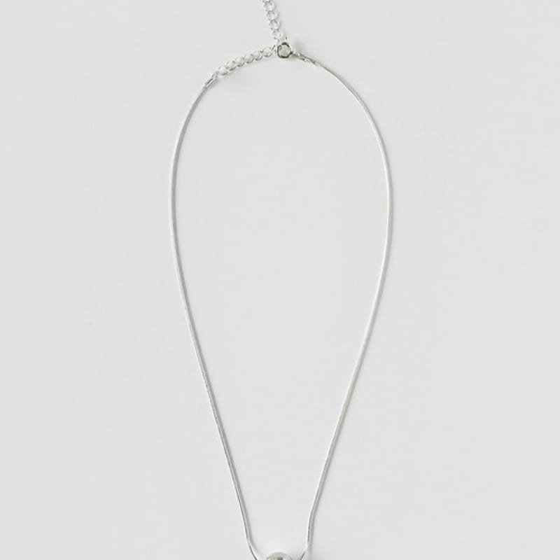 FANTASTIC PLANET Silver 925 Ball Snake Chain Necklace