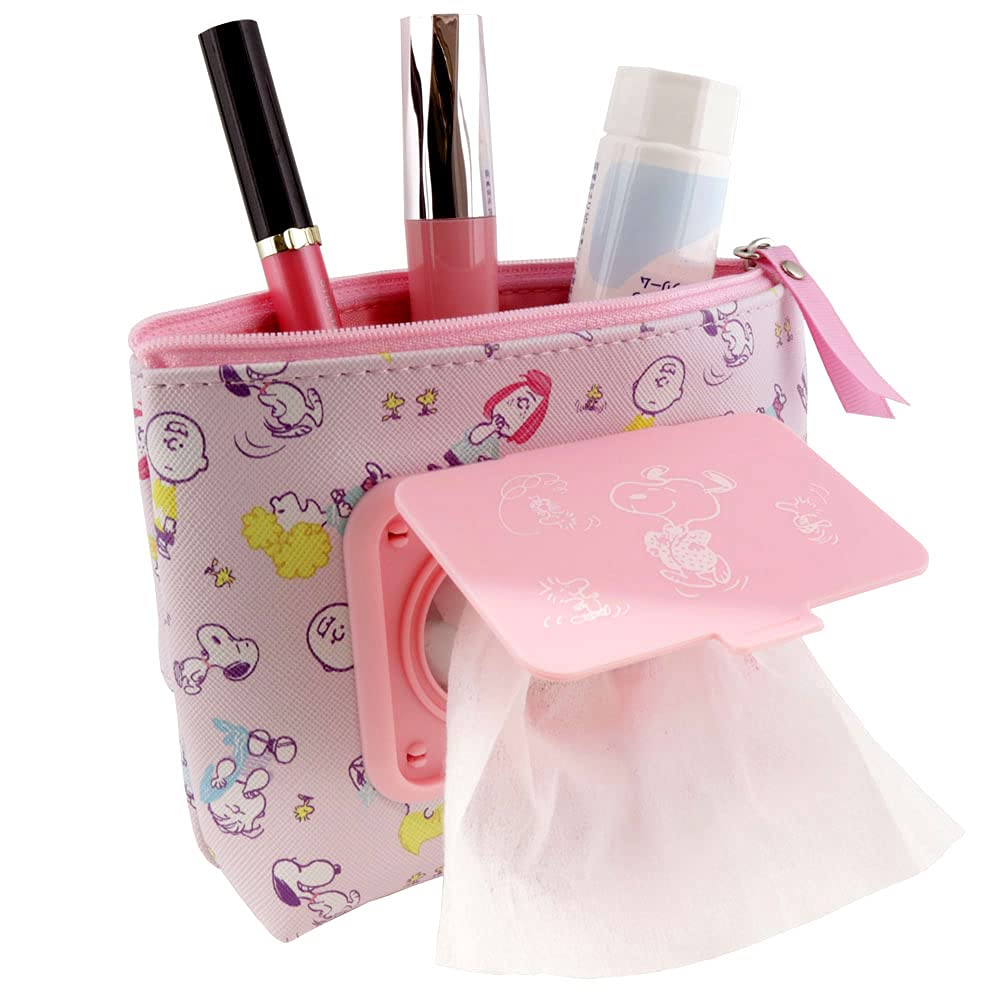 Sunstar Stationery Snoopy Pouch Sheet Case Seapo Plus Glitter with Friends S2313936