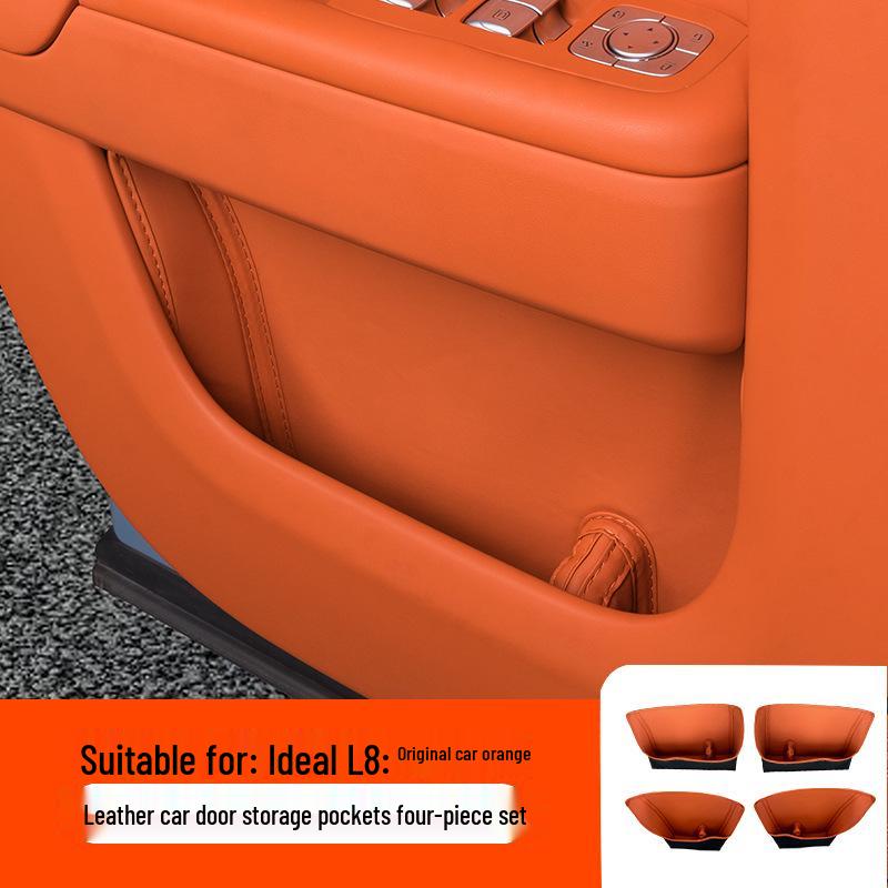 Идеальный L9/L8/L7 Автомобильный карман для хранения на двери, коврик в углубление и коробка для аксессуаров для интерьера