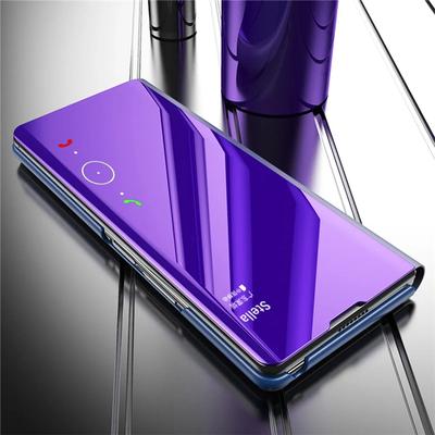 Зеркальный флип-чехол-книжка для Samsung Galaxy S23 Ultra S22 S21 Plus FE A54 A34 A24 A14 A04S A23 A33 A53 A73 M13 M33 M53 5G 4G противоударный кожаный чехол