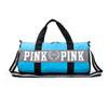 Розовая холщовая сумка-даффл Victoria's Pink для йоги с вневременным дизайном для школы и спортзала