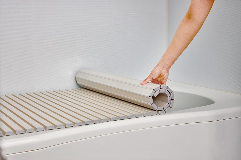 Mie Sangyo EC Ag Antibacterial Shutter Bath Lid Product Size 75 X 112cm Ivory Made In Japan + L11_IV