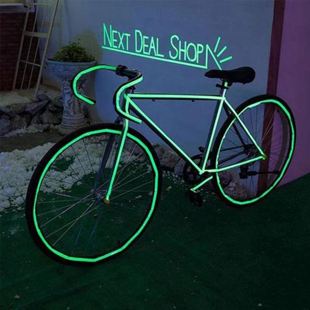 4 рулона 3M светящейся ленты, наклейки для предупреждения о пожаре на лестнице, зеленая флуоресцентная предупреждающая наклейка о столкновении, люминесцентная лента