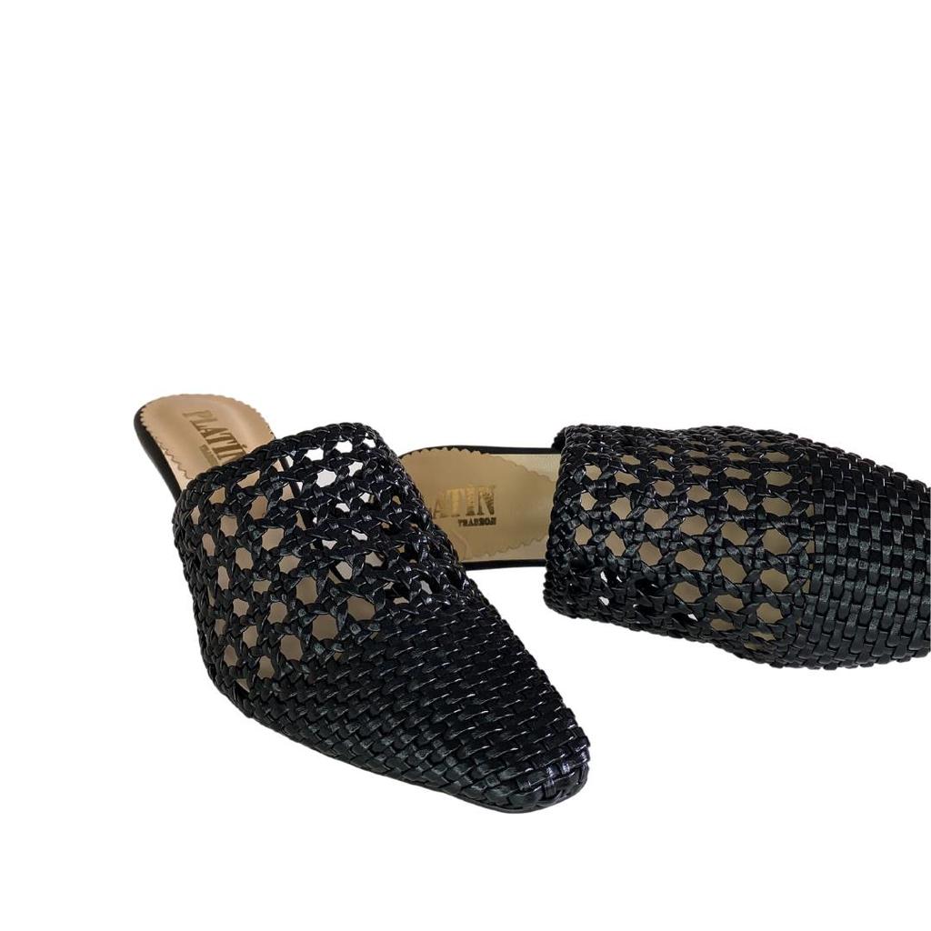 Женские стильные тапочки на каблуке, летняя коллекция