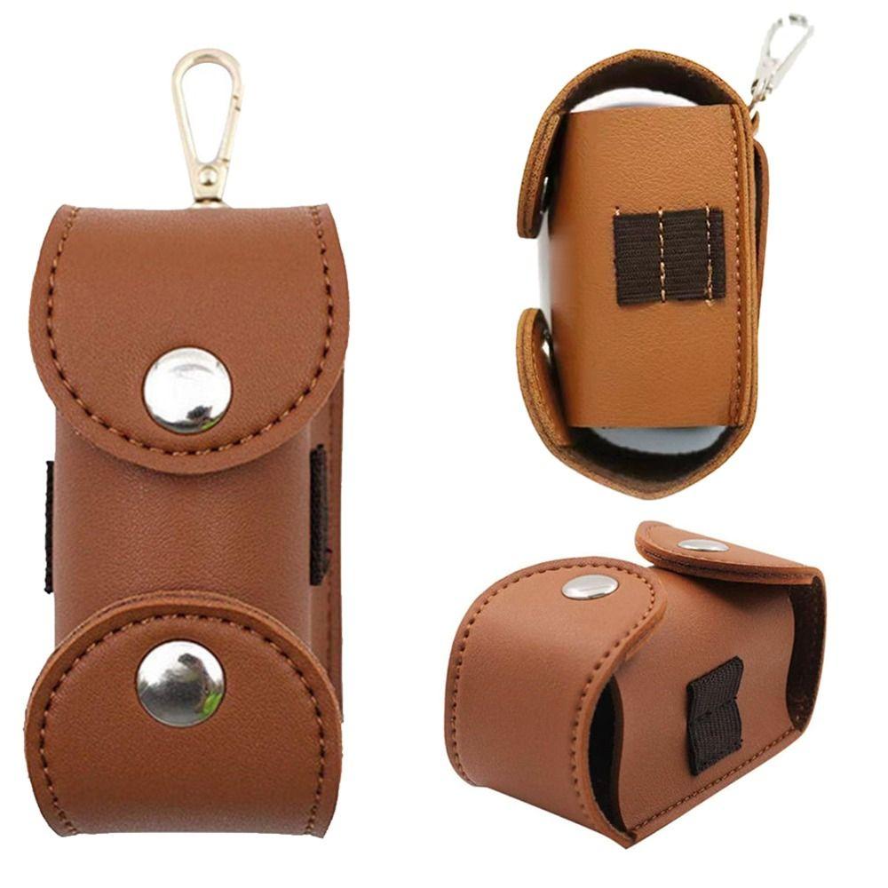 Маленький чехол для хранения мячей для гольфа, поясная сумка из ПУ кожи, портативные мини-сумки для хранения мячей, для мужчин и женщин