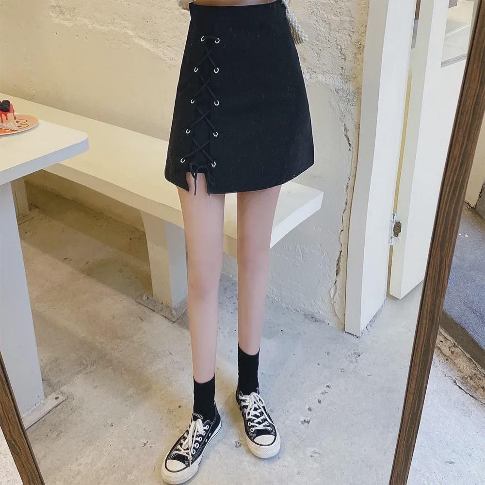 New Black A-Line High Waist Skirts for Women and Girls - Spring & Summer Design
