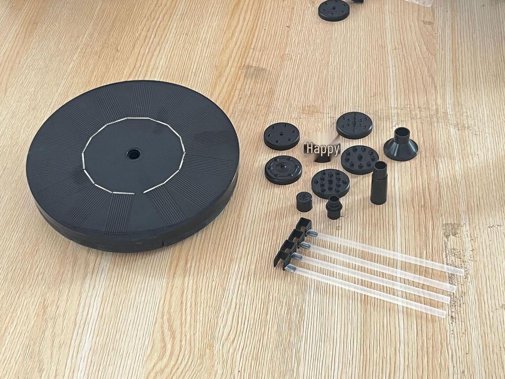 Мощный солнечный плавающий прудный фонтан для аэрации