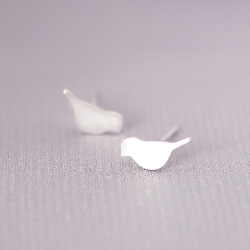 Korean Style S925 Silver Needle Stud Earrings for Women – Minimalist & Personality Design