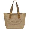 Used Tote Bag Plat'n Soleil Hippo PM M94144 2012 canvas/Nume Leather Khaki Beige Everyday Use