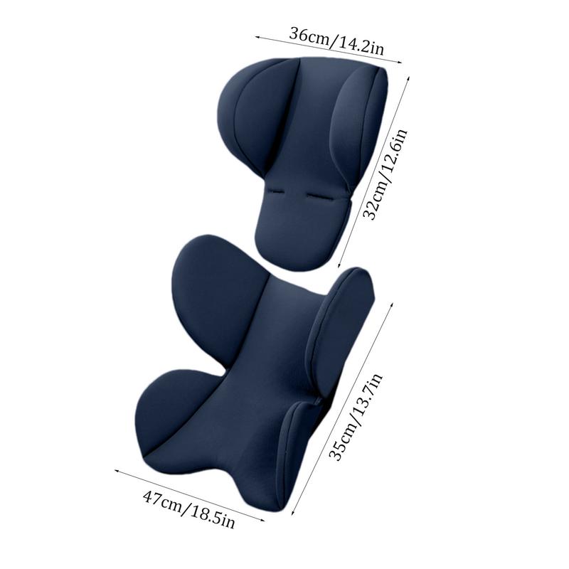 Baby Car Seat Insert Carseat Head & Body Support Head Neck Seat Insert Pad for Body Support Extra Soft Head and Body Support