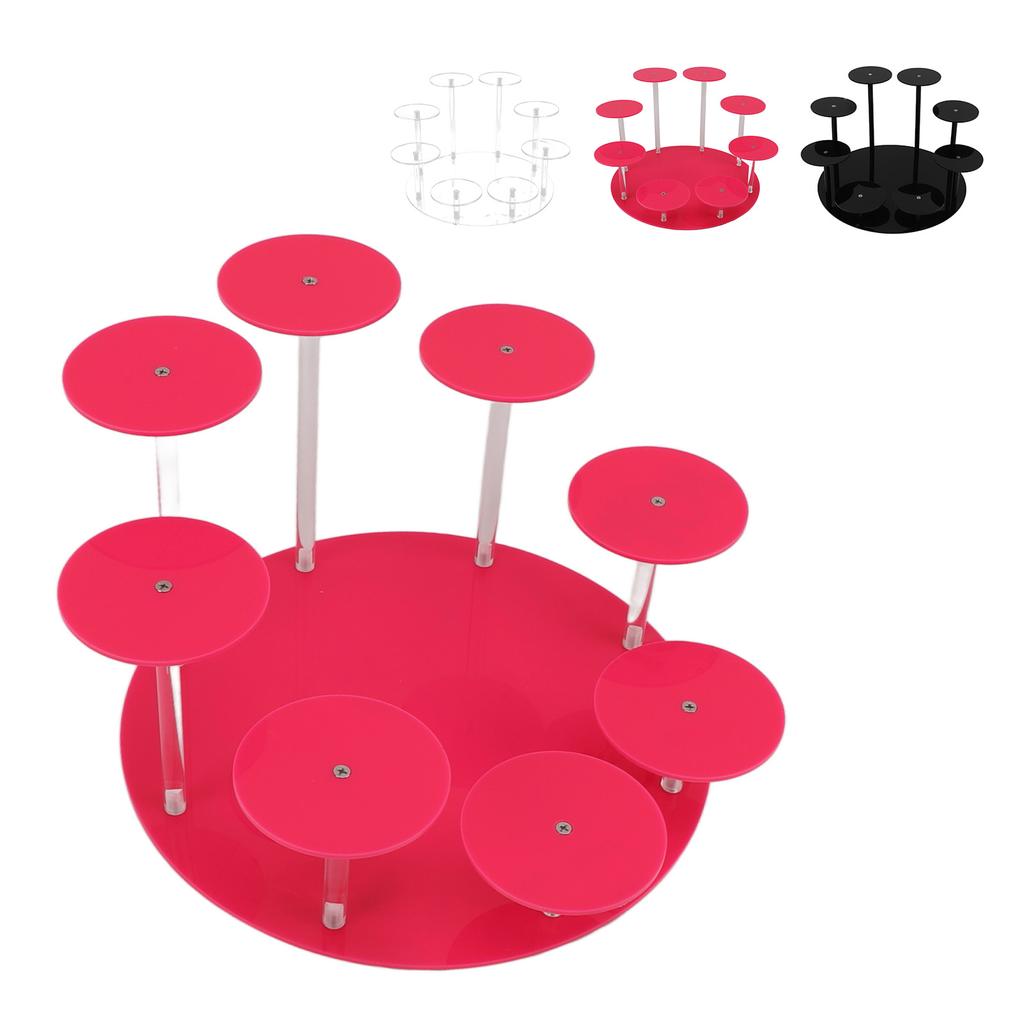 Акриловые подставки для кексов, устойчивая круглая аниме-фигурка, кукла, подставка для показа на свадьбу, день рождения