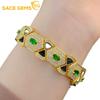 Classic Copper Alloy Zircon Bracelet Ladies Jewelry Wedding Promise Party Gift