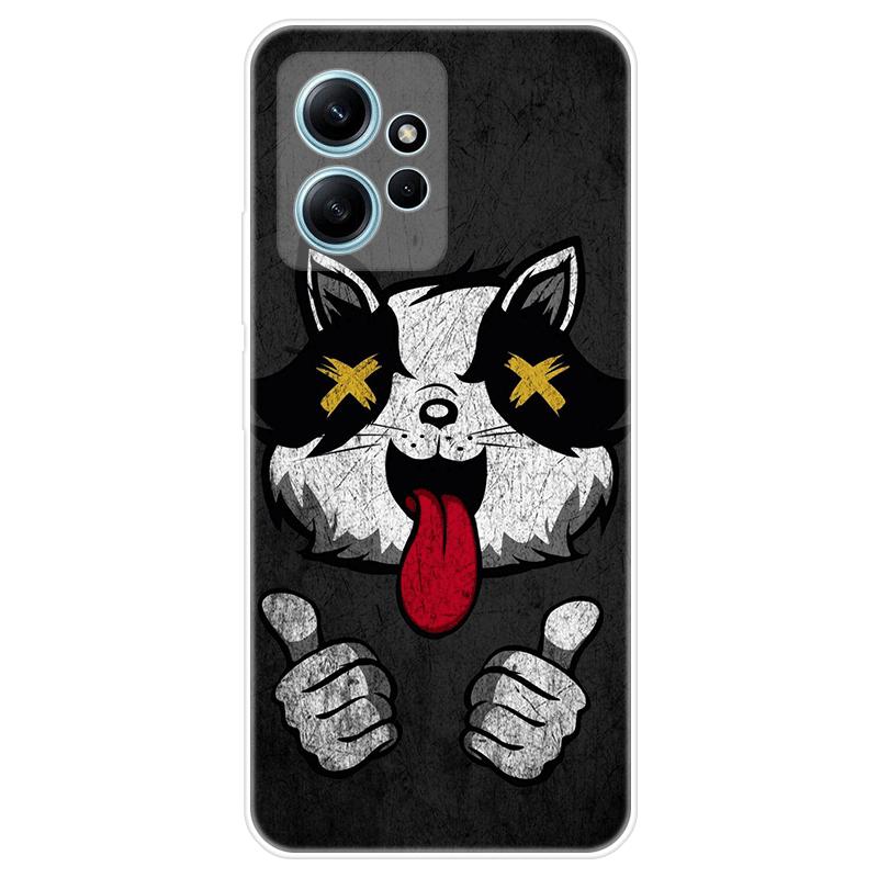 Для Xiaomi Redmi Note 12 Note12 4G чехол Мягкая силиконовая задняя крышка Мультяшный чехол для телефона Разнообразие