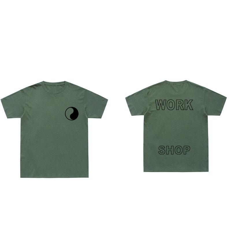 2025 New Arrivals Summer T Shirt Men Women Our Legacy Brand 100% Cotton T-Shirt Tai Chi Work Shop Letter Print Tee Shirt