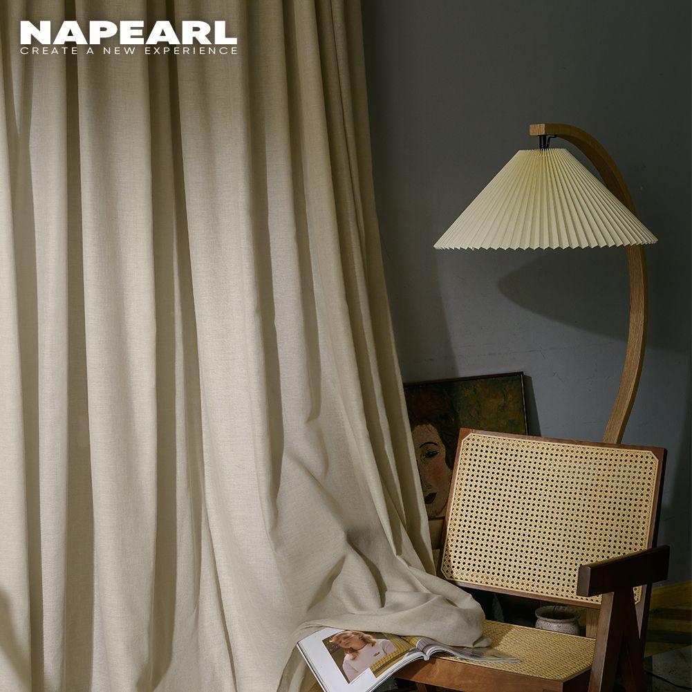1 шт. NAPEARL, современная роскошная прозрачная оконная занавеска, мягкая текстурированная тюлевая занавеска, домашний декор, занавеска для спальни