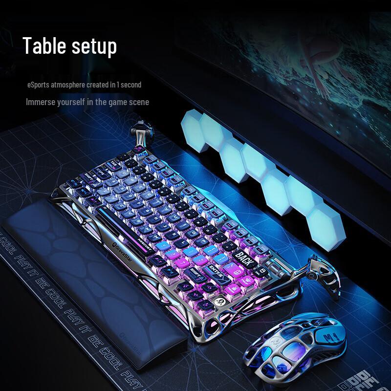 GravaStar K1 Pro 75% Трехрежимная RGB Механическая Игровая Клавиатура