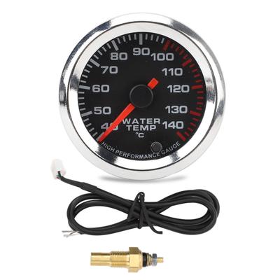 Датчик температуры воды 2 дюйма 40–140 градусов Цельсия 7 цветов подсветки Датчик температуры воды для автомобиля, дома на колесах, яхты 12 В