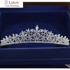 Полный цирконий роскошная принцесса корона свадебная тиара женские украшения для волос аксессуары
