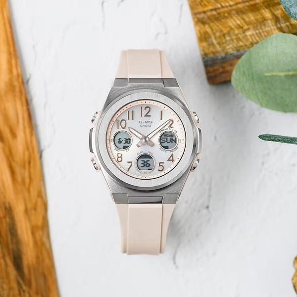 Casio Женские часы Baby-G MSG-W610FE-4AJF [BABY-G G-MS] Круглые цифровые аналоговые