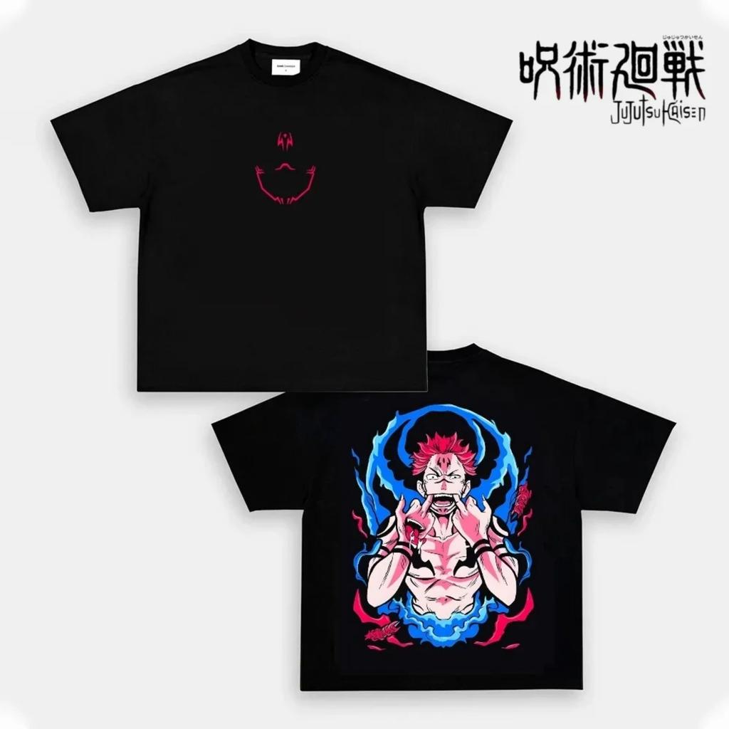 2026 New Fashion Breathable Parent-child Short-sleeved Comfortable Shirt Jujutsu Kaisen Anime Print High-quality Summer T-Shirt
