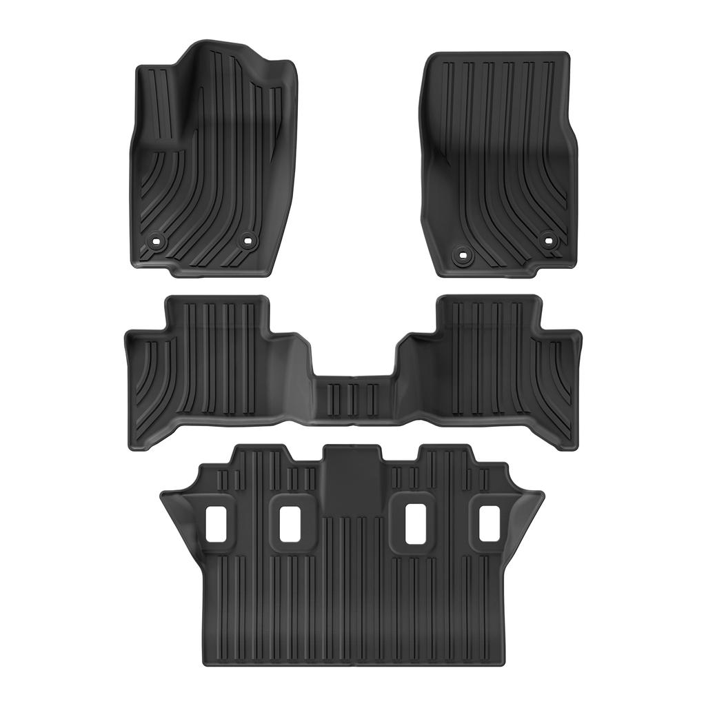 Для Toyota Land Cruiser Prado LC250 2026-2026 Автомобильные коврики для пола Защитный коврик 7 мест Коврик для багажника Подходит для левого руля