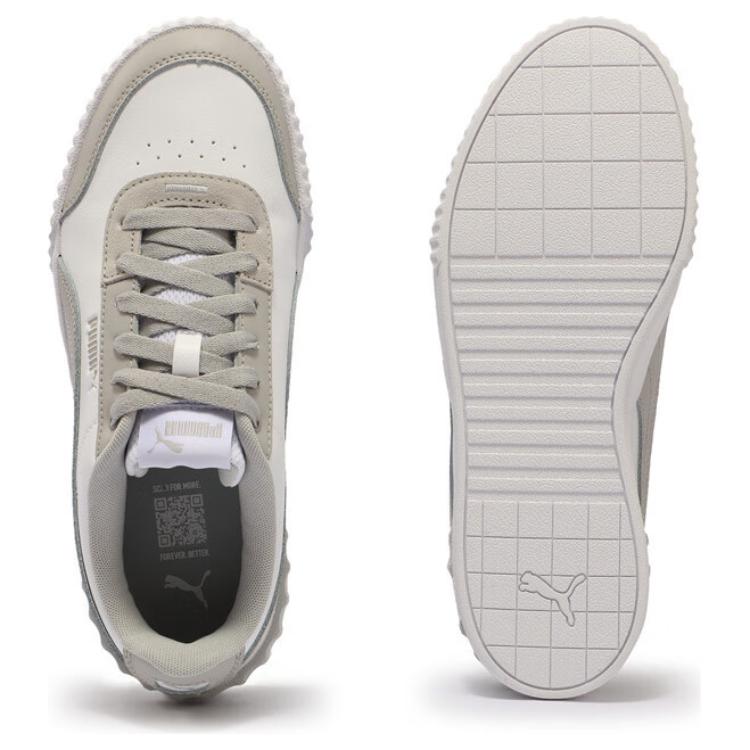 Puma Carina Lift Comfortable Versatile Low-Top Sneakers Women Sneakers White Gray 373031-19