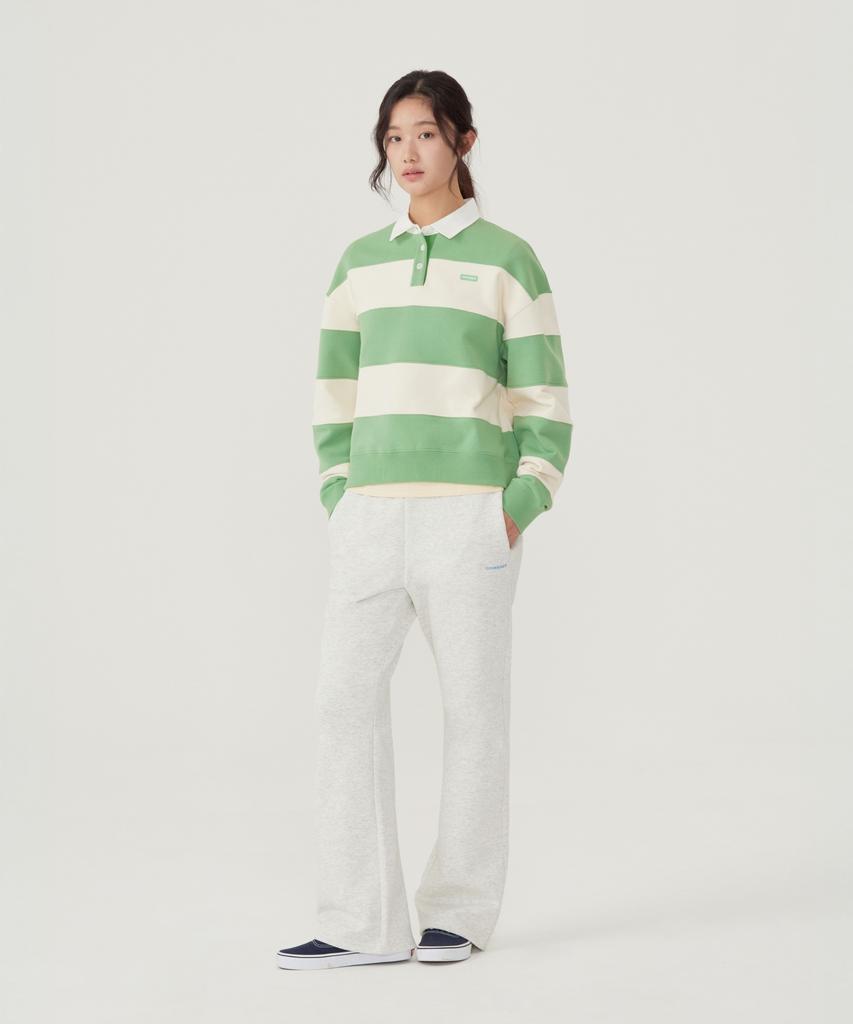 COVERNAT WOMAN Semi Bootcut Sweatpants Oatmeal