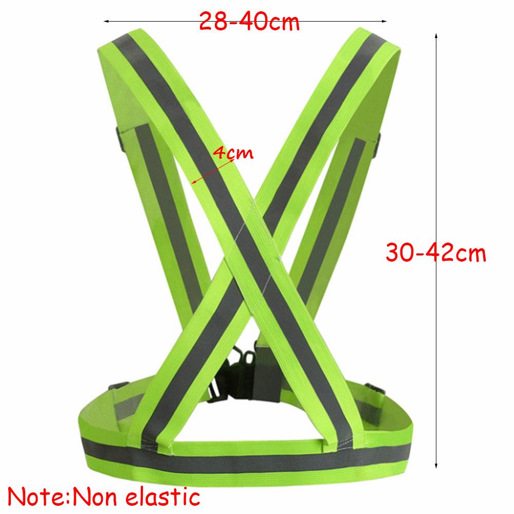 4cm Width Night Conspicuous Security Kids Vest High Visibility Reflective Safety Stripes