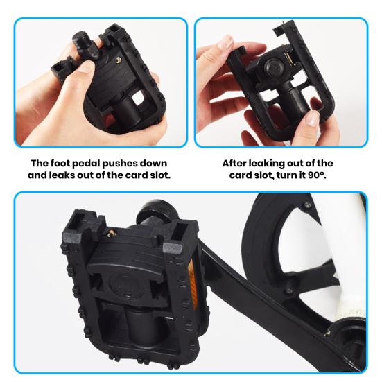 2Pcs Bike Pedals Folding Bicycle Pedals with Smooth Bearings High Strength Ultra-light Universal Simple Installation Bicycle Flat Pedals