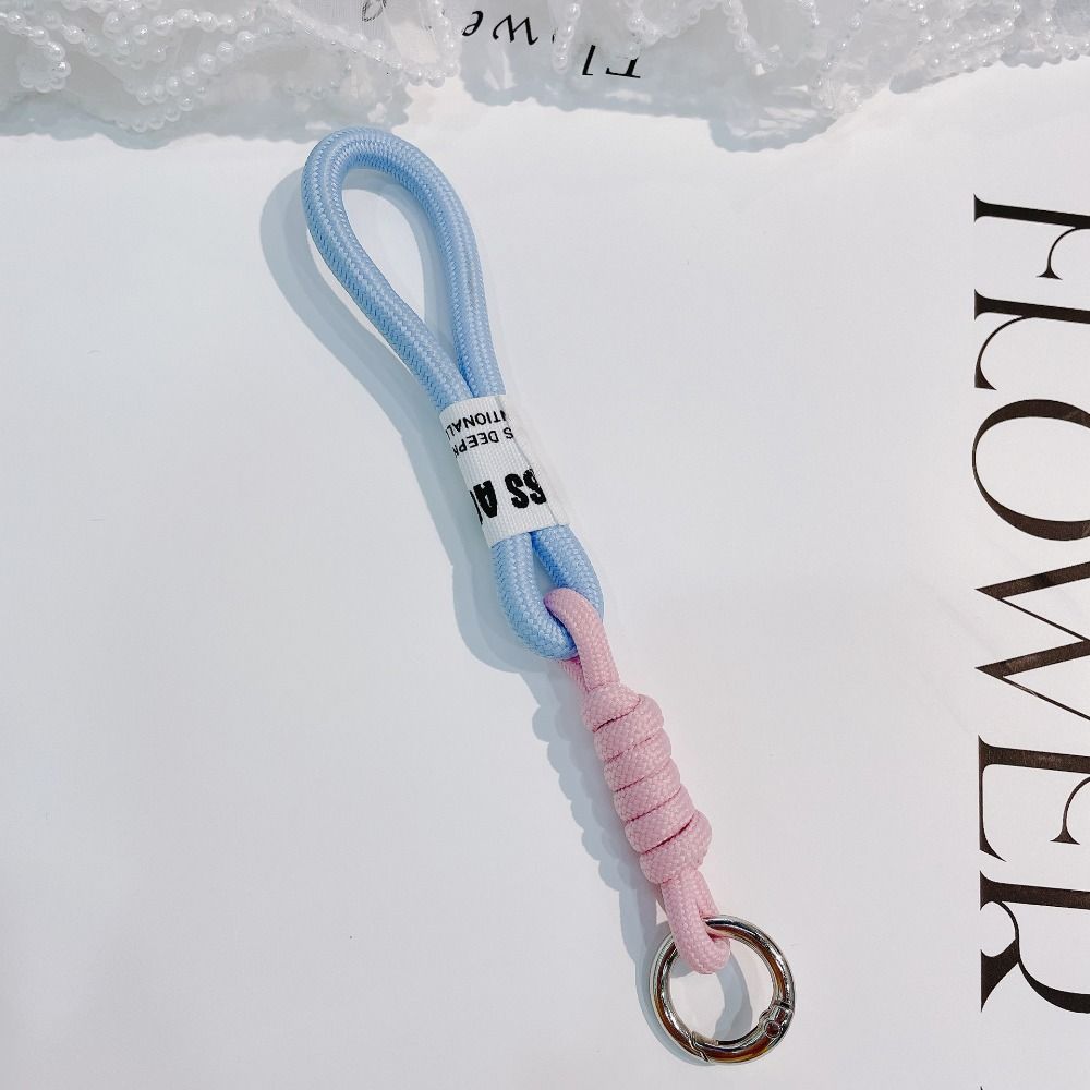 Мягкий цветной узел подвеска анти-потеряшка плетеный шнурок брелок плетеный шнурок чехол для наушников