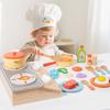 Деревянная Кухонная Игрушка Деревянная Посуда Наборы Еды Игрушка Ролевая Игра Образовательный Косплей Дошкольные Подарки для Детей Кухонные Аксессуары