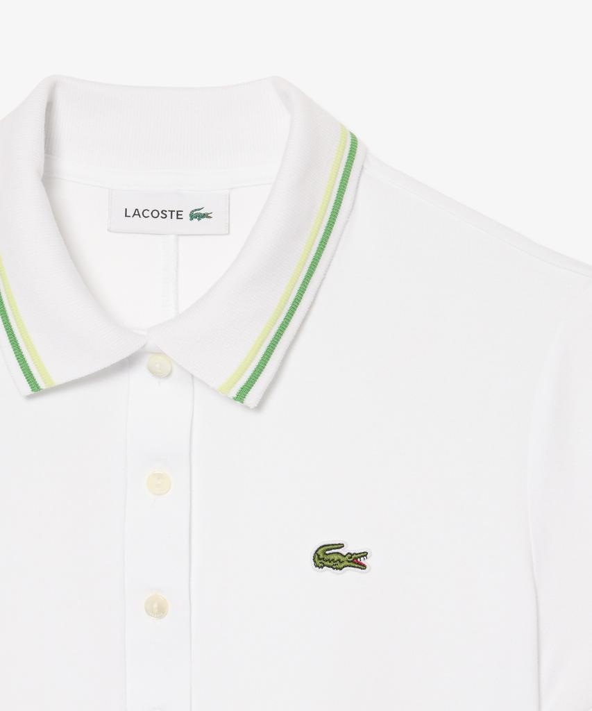 LACOSTE Женское платье-поло с контрастной отделкой Ef5288-56G 3Sm