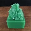 Статуэтки китайского дракона Фигурка Большой искусственный камень Императорская нефритовая печать Поделки Год Зодиака Скульптура дракона Украшение для дома