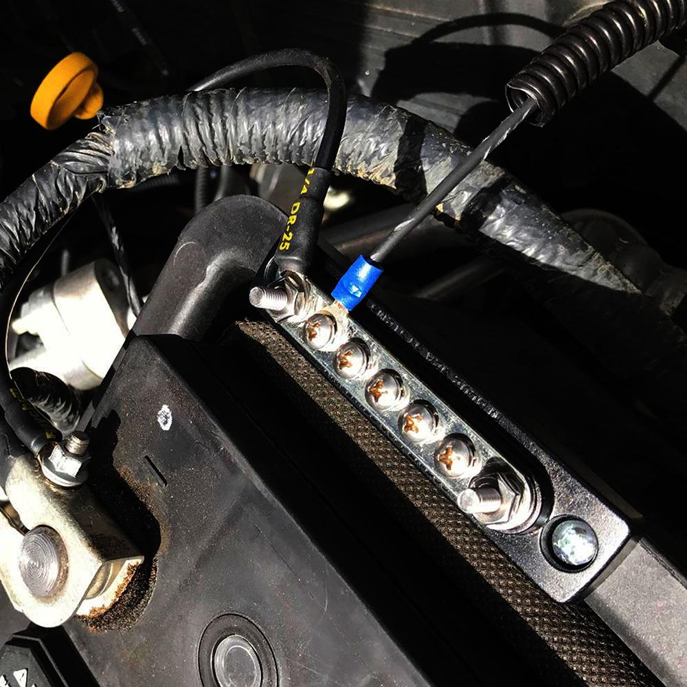 5 винтовых клеммных блоков заземления распределительных комплектов Line Buss