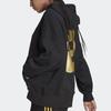 adidas Оригинальная спортивная толстовка с капюшоном Marimekko, свободного кроя, с вышитым логотипом, женская, черная H20415