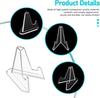 Acrylic Transparent Triangle Display Stand Multifunction Commemorative Coin Cards Mobile Phone Holder Desk DIY Decoration Rack