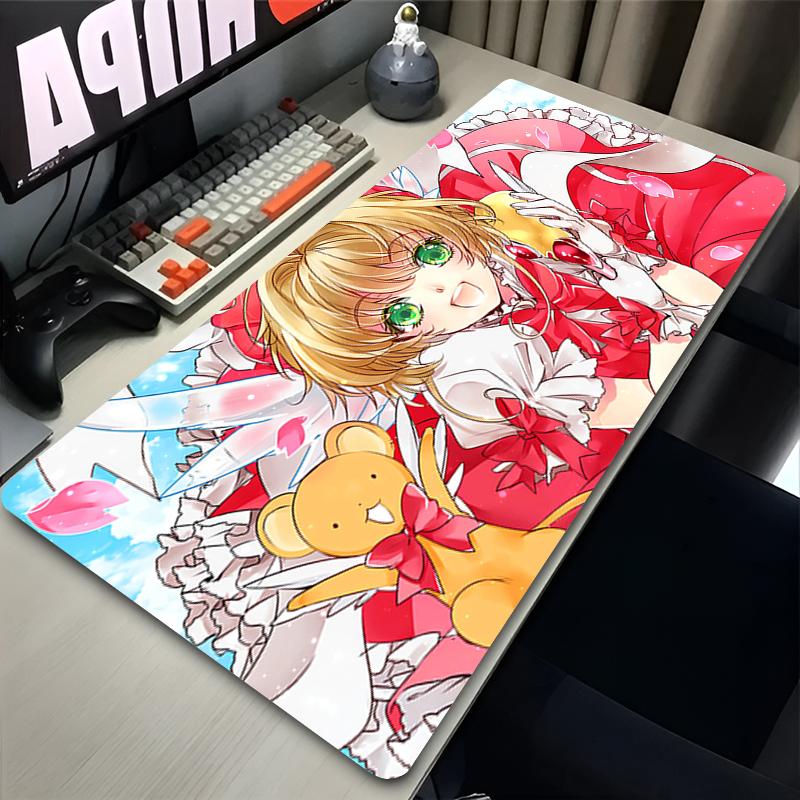 C Card Captor Sakura Электронный Игровой Компьютерный Коврик для Мыши Игровая Машина Ковер Коврик для Клавиатуры Защита Рабочего Стола Мультяшный Коврик для Мыши