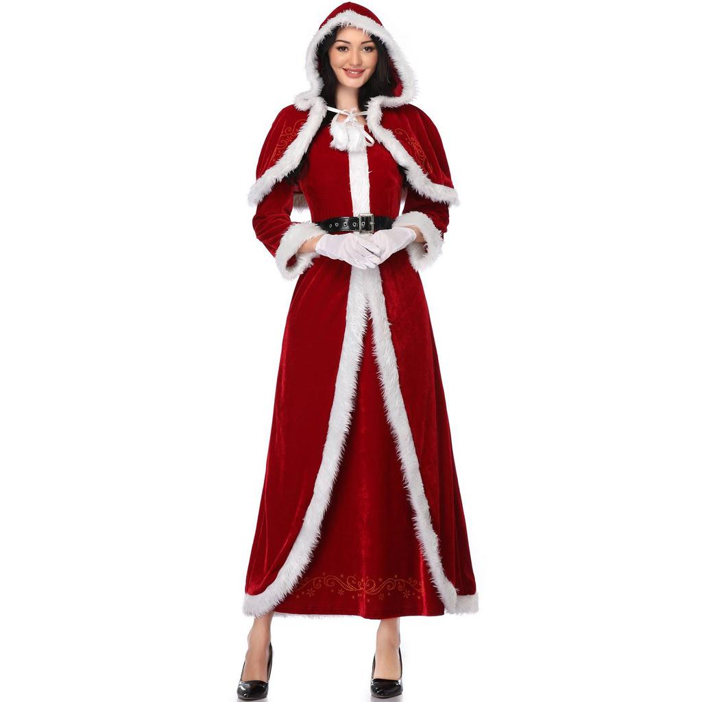 Women's Sexy Christmas Clothing, Christmas Queen Clothes, Carnival Party Performance Christmas Clothing