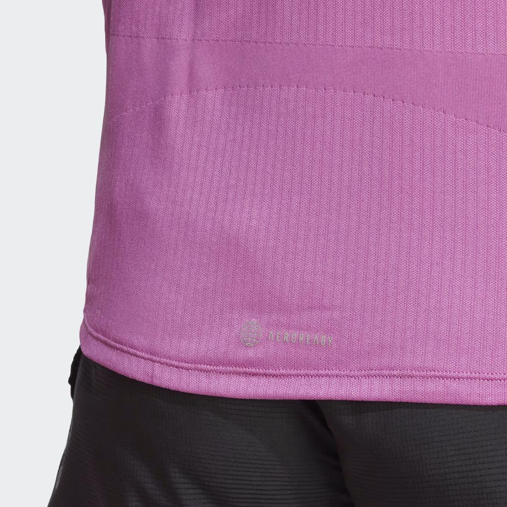 Adidas Logo Print Round Neck Sports Tank Top Women Tops Pink HK7138