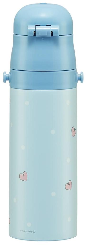 Skater Sanrio Water Direct Stainless Cinnamoroll Vacuum Keeps Drinks Cold Only Kids' Bottle, 470ml, Drinking, Steel, Design, Kid-Friendly,