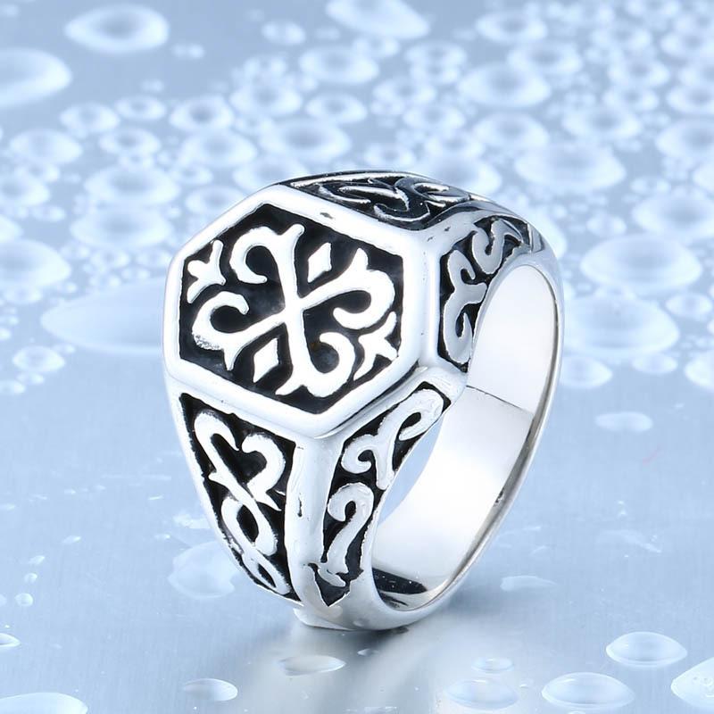 Viking Thor's Hammer Pattern Ring Casting Jewelry