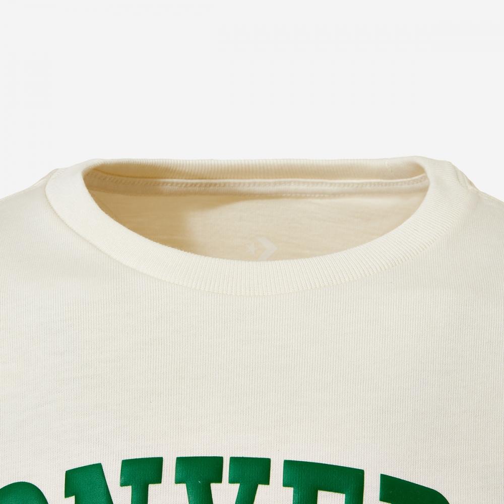 Converse Футболка Chuck Crop в стиле ретро 10026367 A03 Egret