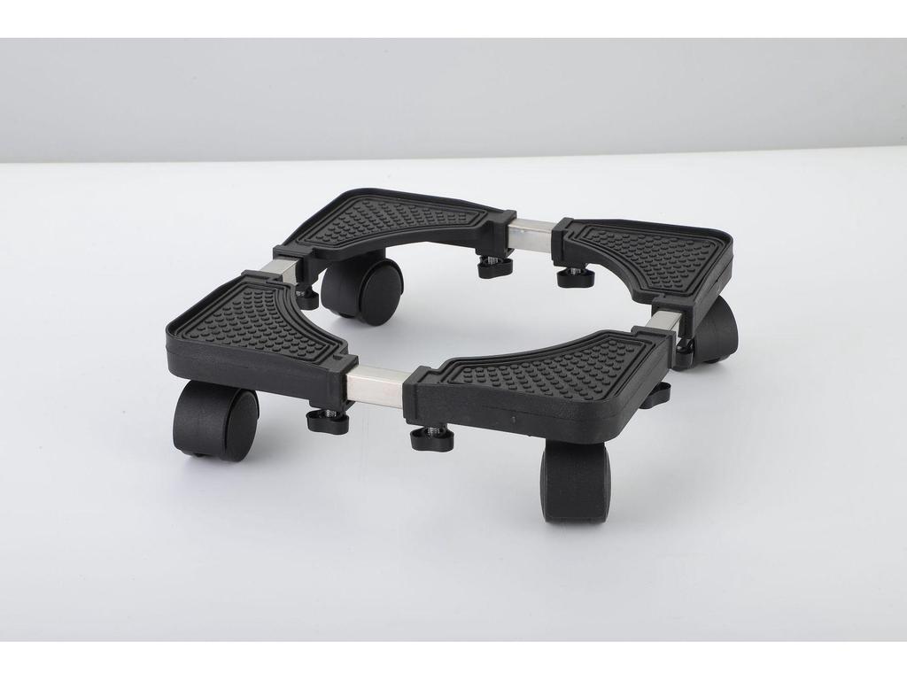 Adjustable Mobile Base for Drum Washers, Refrigerators, and Water Dispensers
