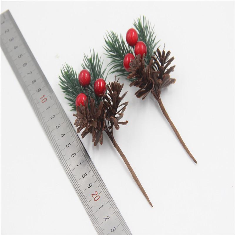 Snowflake Jute Rope & Red Berry Christmas Bouquet DIY Wreath Accessories