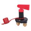 Rubonarie Kill Switch Car Steering Wheel Key 24v Disconnect Switch Isolator (Red, Black)