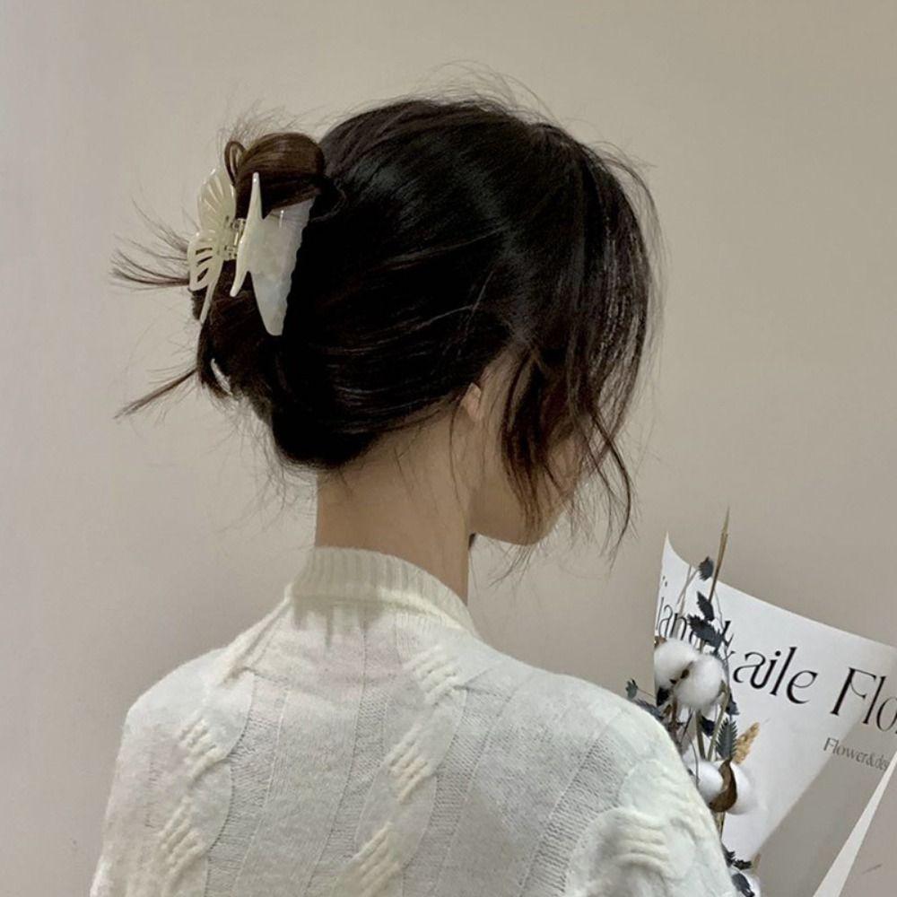 Заколка для волос Уксусная кислота Акула Заколка Цветная Задняя Голова Захват Для Волос Бабочка Коготь Для Волос Девочки