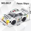 Образовательная модель гоночного автомобиля, совместимая с LEGO, игрушка из мини-строительных блоков