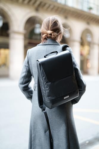 Moleskine Metro Slim Backpack, Men's, Black, One Size, Fits 15-inch Laptop, Business Backpack