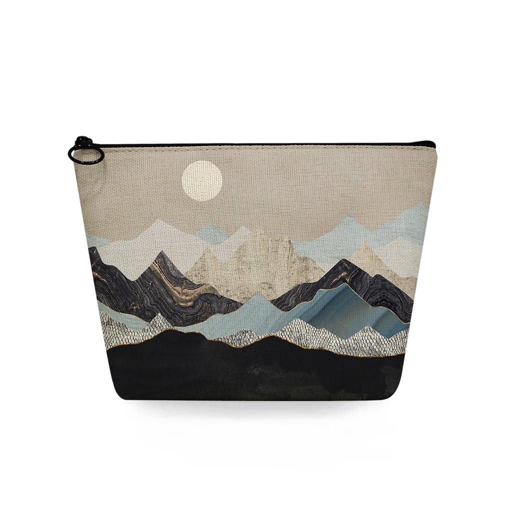 Women Landscape painting Print Cosmetic Bag Toiletries Organize Travel Storage Case 6753 KTB