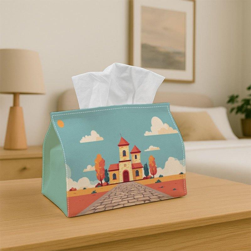 1pc Tissue Box Holder Simple - Multifunctional Napkin Dispenser for Home Party Car Decor - Decorative Tissue Paper Organizer Living Room Bedside Table